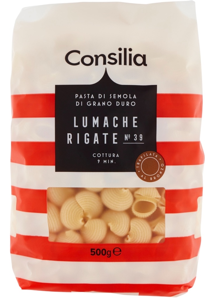 Consilia - Lumache Rigate N°39 500g | BORGOVIVO SHOP